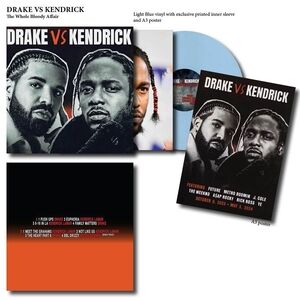 Drake vs Kendrick Vinyl Record - Light Blue